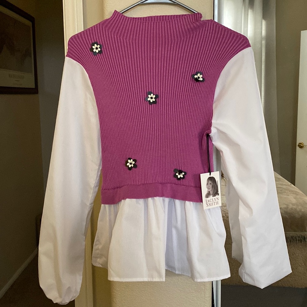 Sweater vest blouse